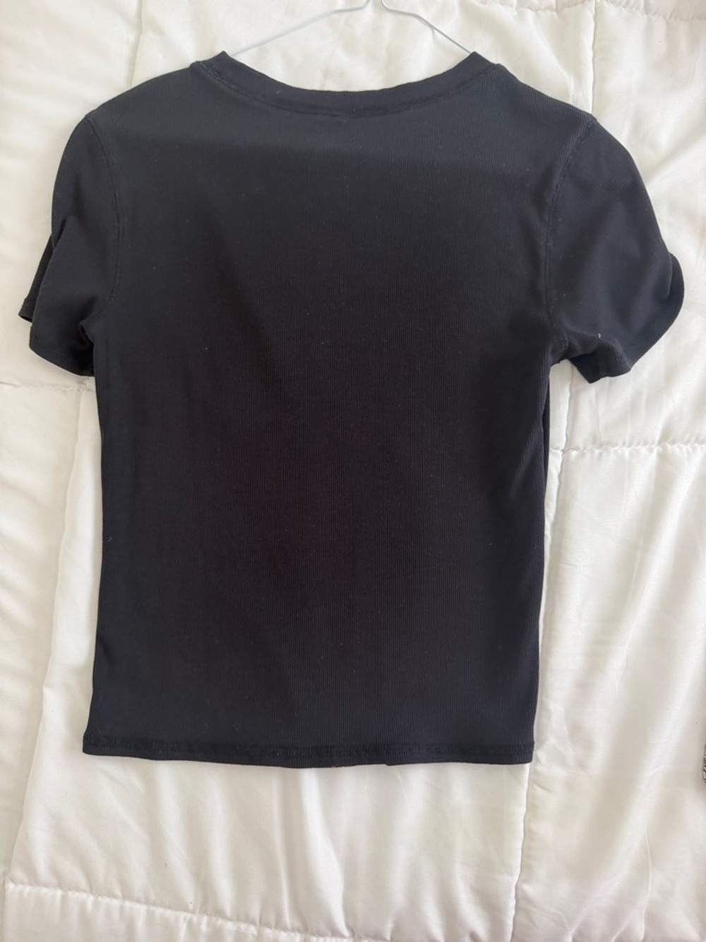 Vuori women’s mudra/pose Black Short-Sleeve Crewneck Top - Picture 4 of 5